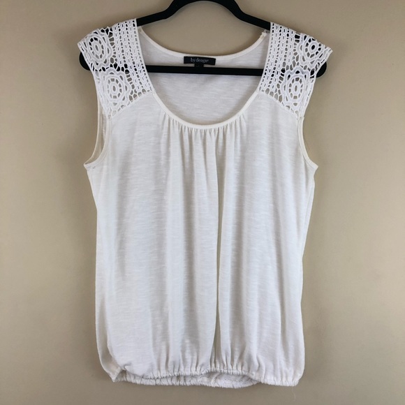 by design Tops - by design Crochet sleeveless top